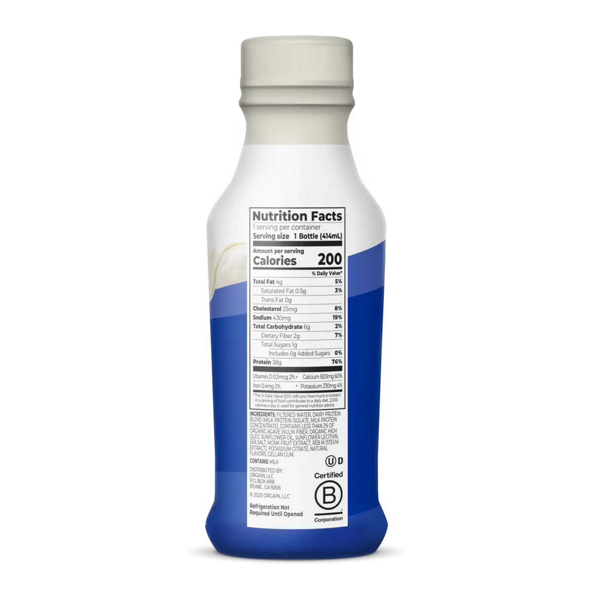 38g Protein Shake - Vanilla Bean