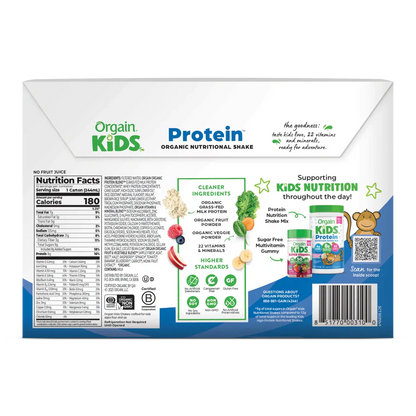 Kids Protein Organic Nutrition Shake - Vanilla