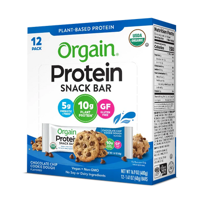 Organic Protein Bar - Chocolate Chip Cookie Dough