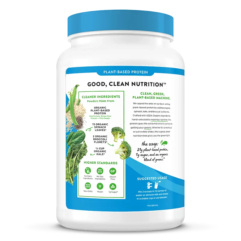 Organic Protein? & Greens Plant Based Protein Powder - Vanilla Bean