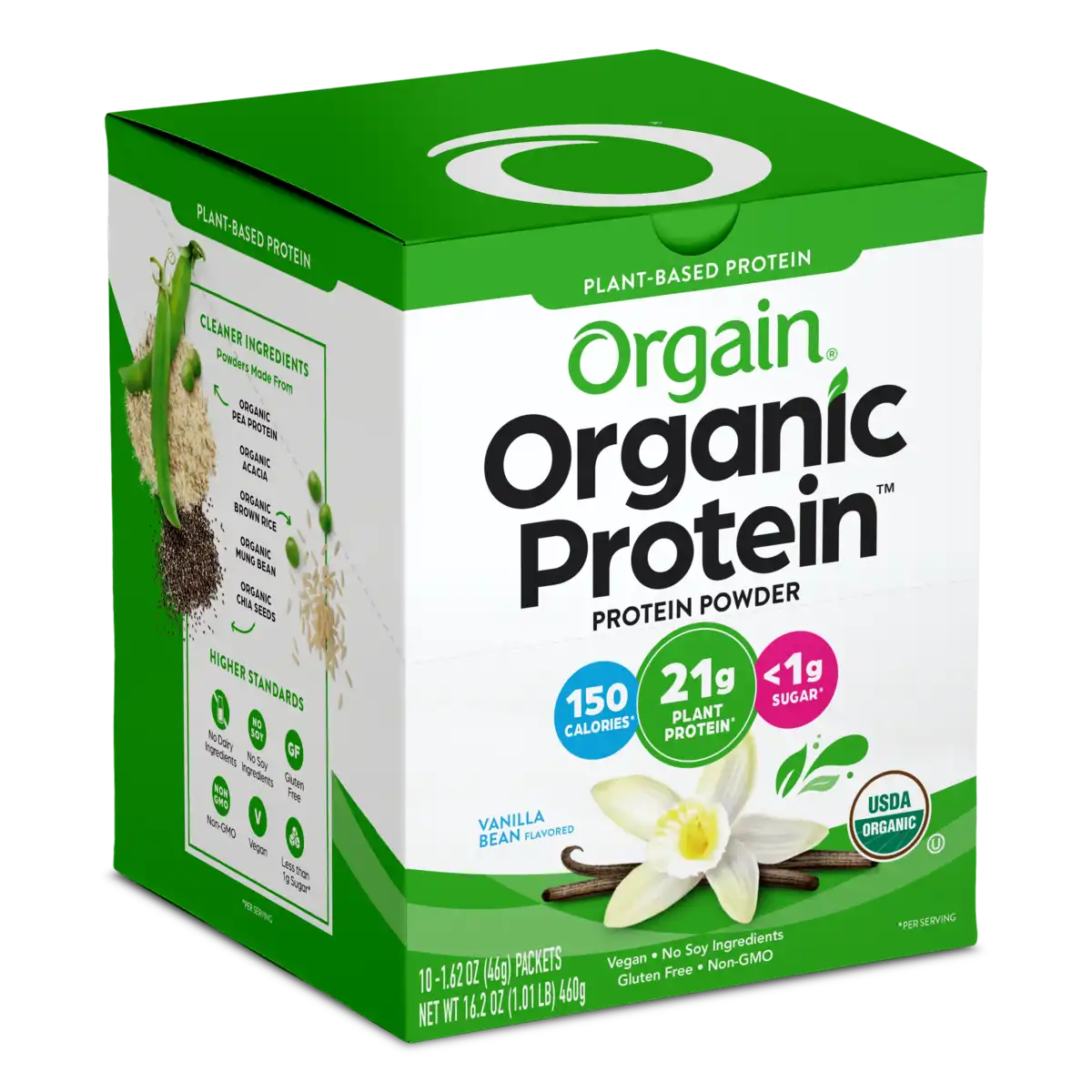 Single Serve Organic Protein? Plant Based Protein Powder - Vanilla Bean