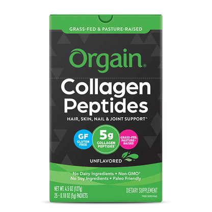 Grass Fed Pasture Raised Collagen Peptides 25 Ct Stick Pack