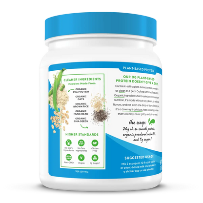 Organic Protein? + Oatmilk Plant Based Protein Powder - Vanilla