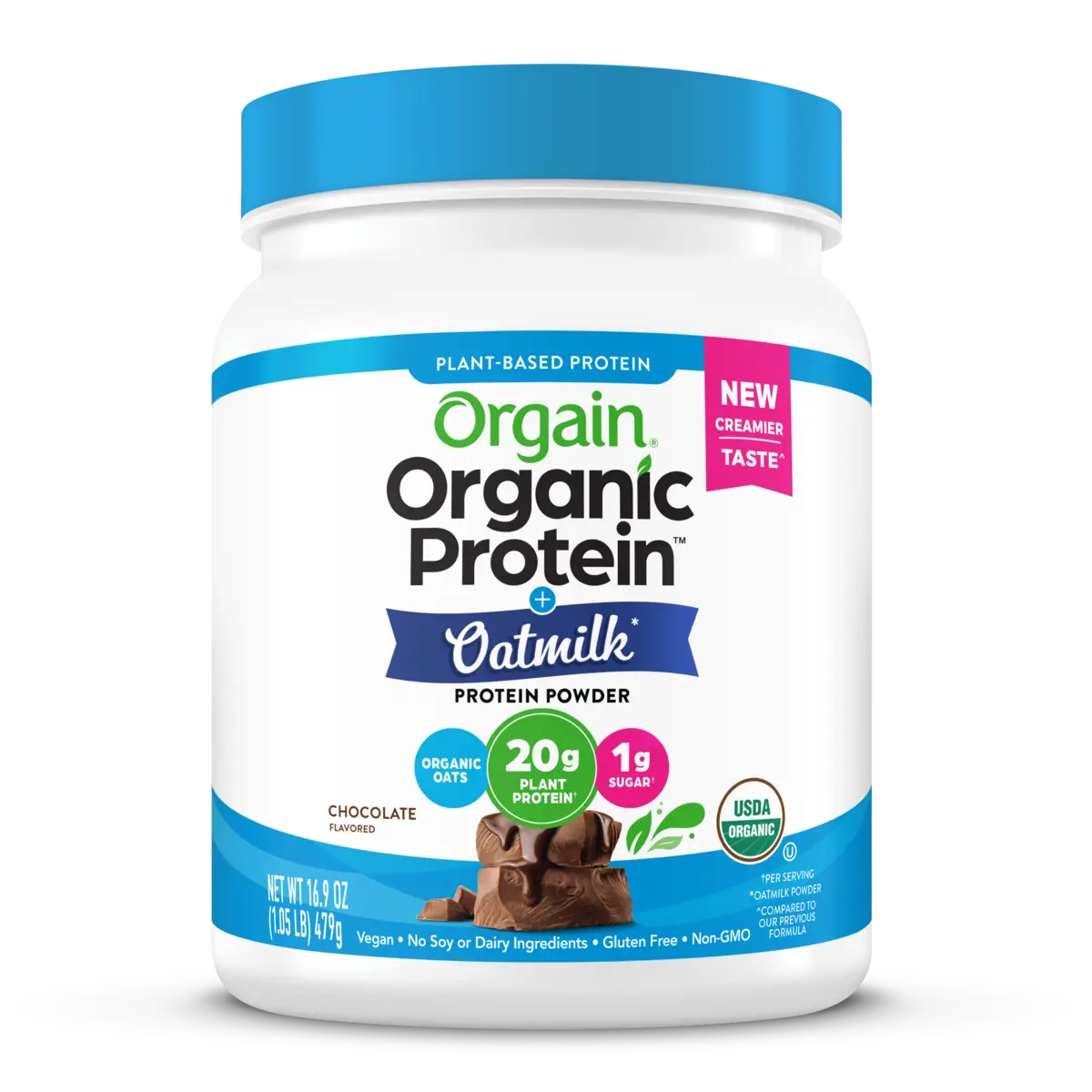 Organic Protein? + Oatmilk Plant Based Protein Powder - Chocolate