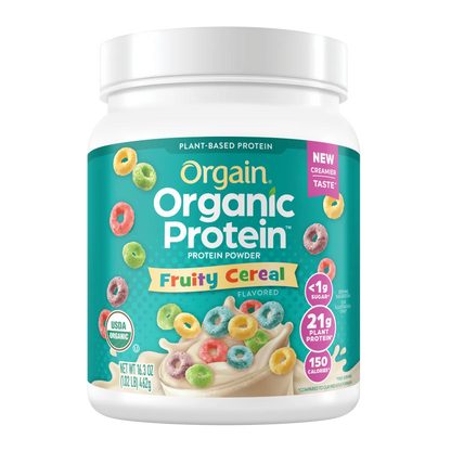 Organic Protein? Plant Based Protein Powder - Fruity Cereal