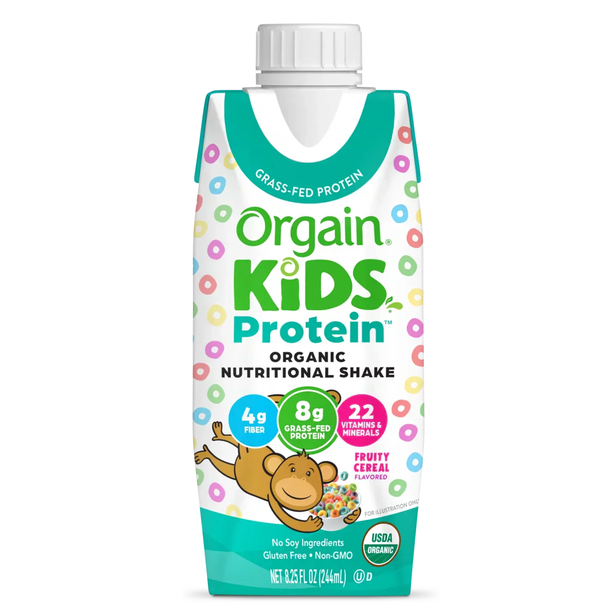 Kids Protein Organic Nutrition Shake - Fruity Cereal