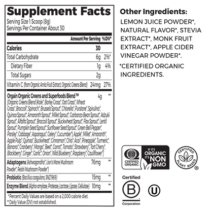 Supreme Greens - Lemon Twist